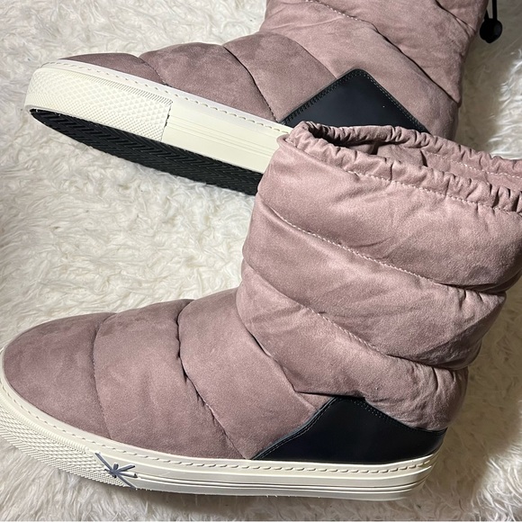 Ross & Snow Other - Ross & Snow Shearling Lined Puff Winter Boot in Brown